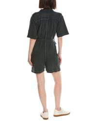 Atm Anthony Thomas Melillo Pique Mixed Media Romper