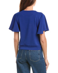 Gracia Crystal Embroidered Crewneck Top