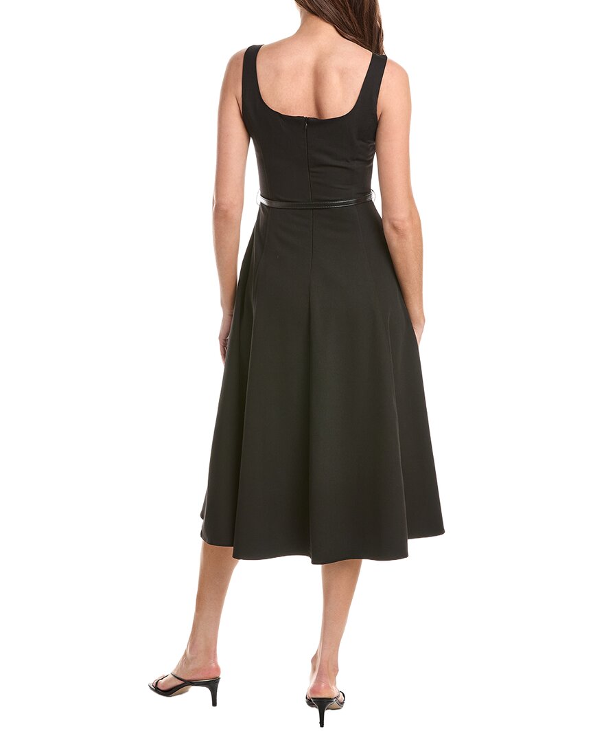 Gracia Belted Square Neck A-Line Dress