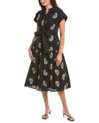 Gracia Floral Belted Midi Dress