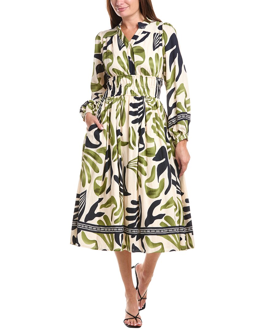 Gracia Elastic Waist Printed Dress