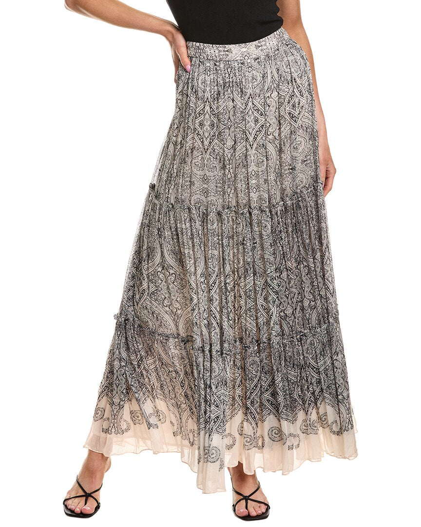 Hemant & Nandita Tiered Maxi Skirt