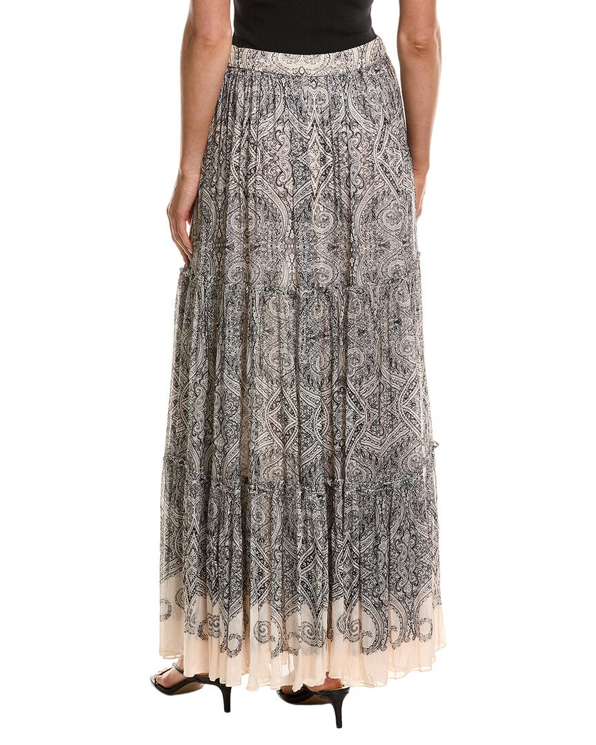 Hemant & Nandita Tiered Maxi Skirt