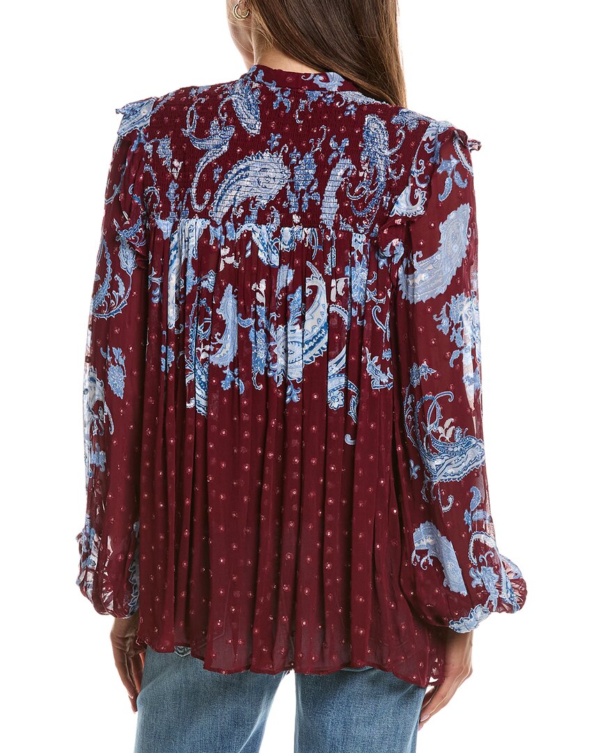 Hemant & Nandita Smocked Yoke Top