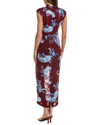 Hemant & Nandita Burnout Jacquard Maxi Dress