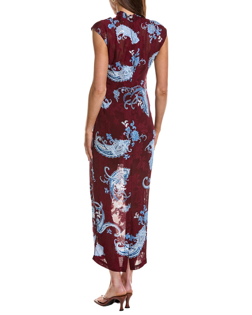 Hemant & Nandita Burnout Jacquard Maxi Dress