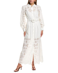 Hemant & Nandita Hemant & Nandita Belted Long Shirtdress