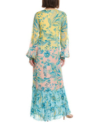 Hemant & Nandita Tie Tassel Long Dress
