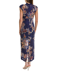 Hemant & Nandita Burnout Jacquard Midi Dress