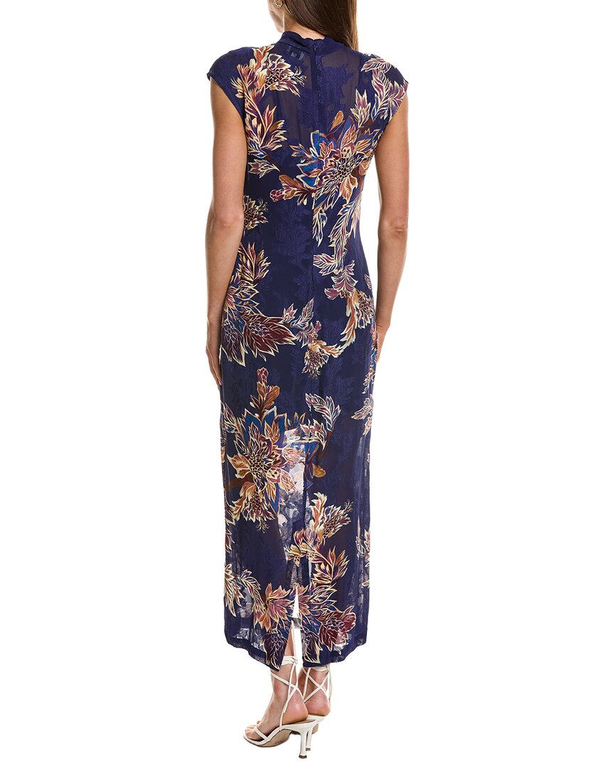 Hemant & Nandita Burnout Jacquard Midi Dress