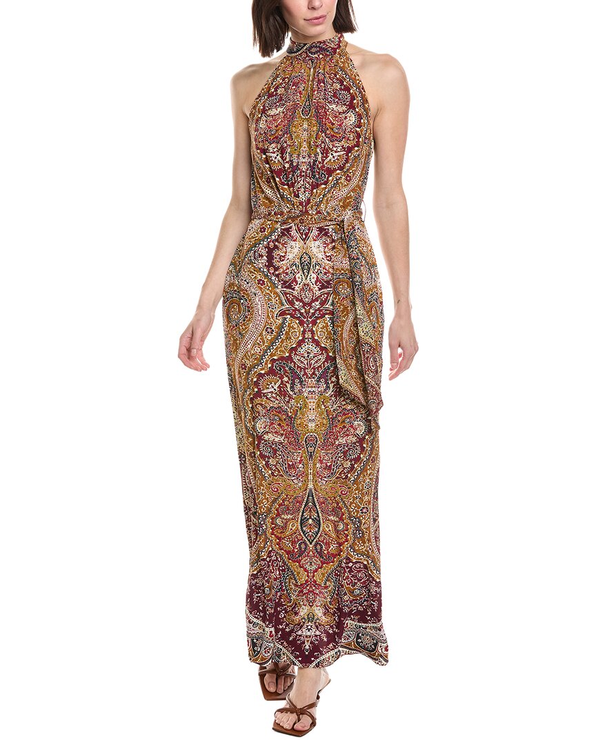 Hemant & Nandita Halter Maxi Dress