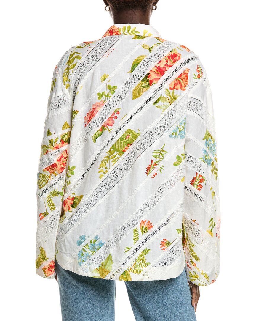 Hemant & Nandita Drop Shoulder Linen-Blend Tunic