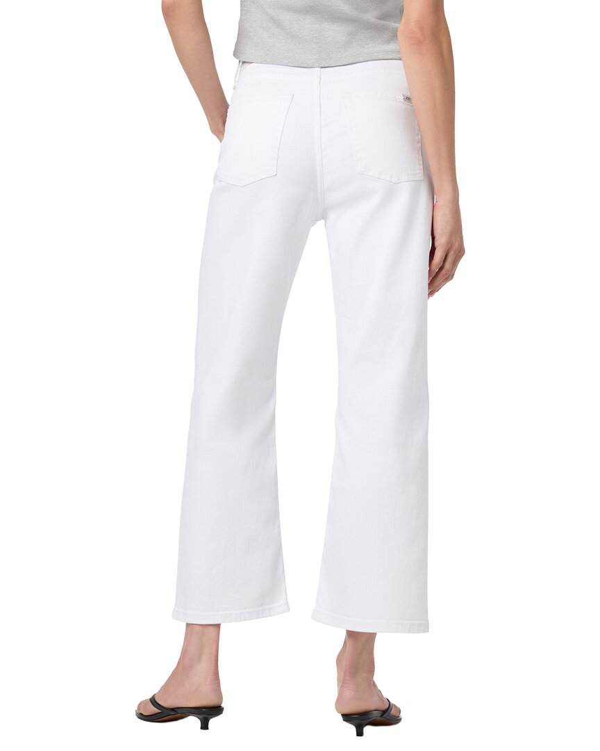 Joe's Jeans White Wide Leg Crop Jean