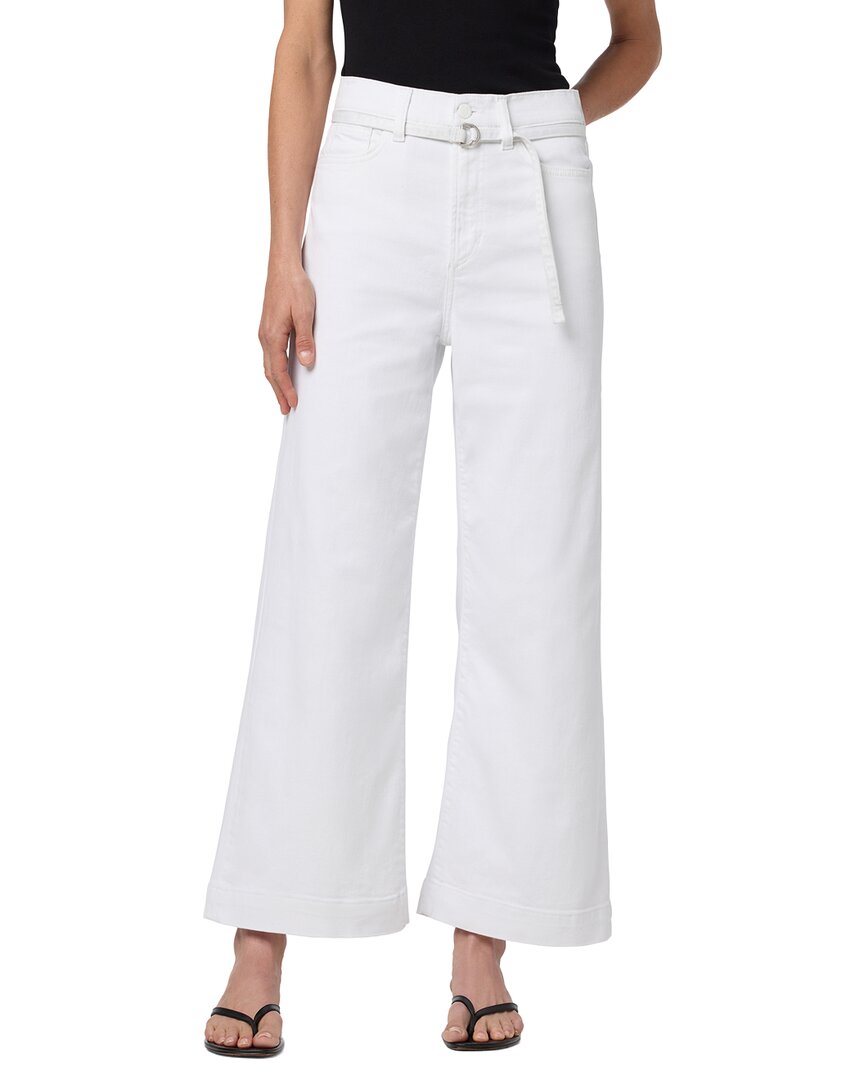 Joe's Jeans White Wide Leg Ankle Jean