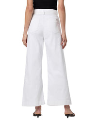 Joe's Jeans White Wide Leg Ankle Jean