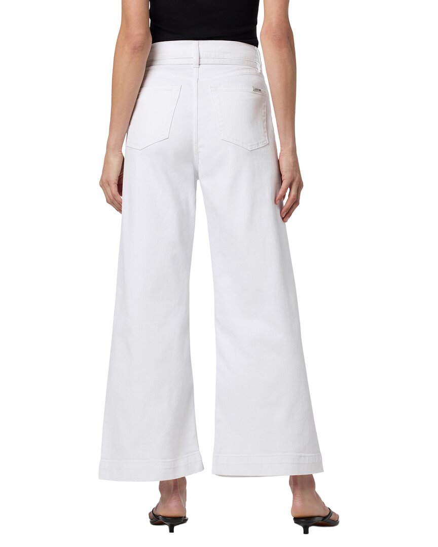 Joe's Jeans White Wide Leg Ankle Jean