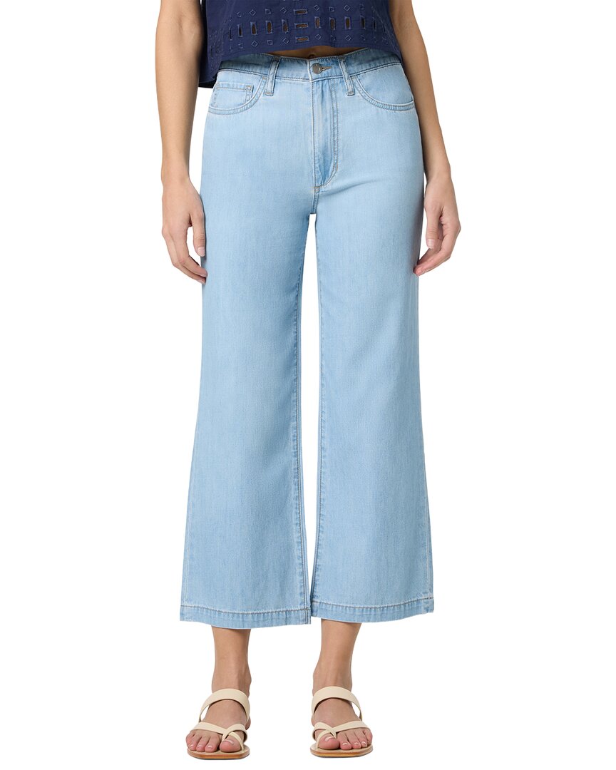 Joe's Jeans Faithe Chambray High Rise Wide Leg Crop Jean