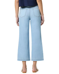 Joe's Jeans Faithe Chambray High Rise Wide Leg Crop Jean