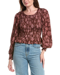 Saltwater Luxe Saltwater Luxe Printed Blouse