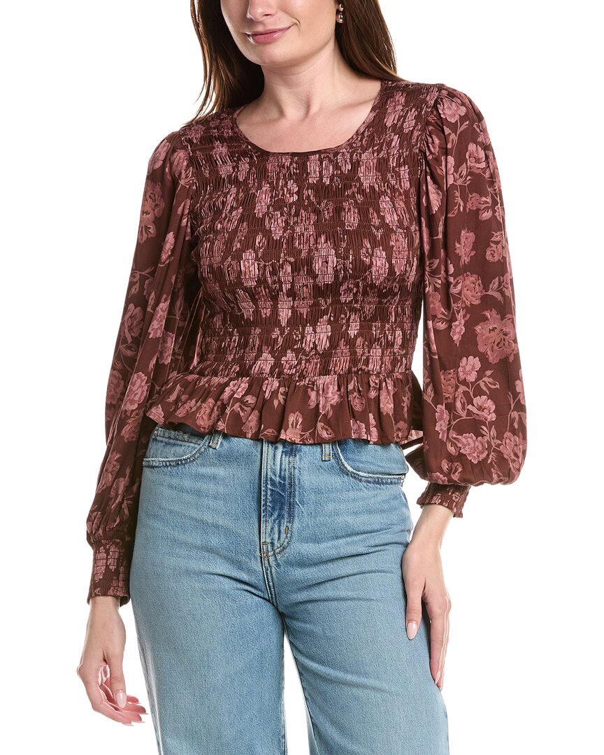 Saltwater Luxe Saltwater Luxe Printed Blouse