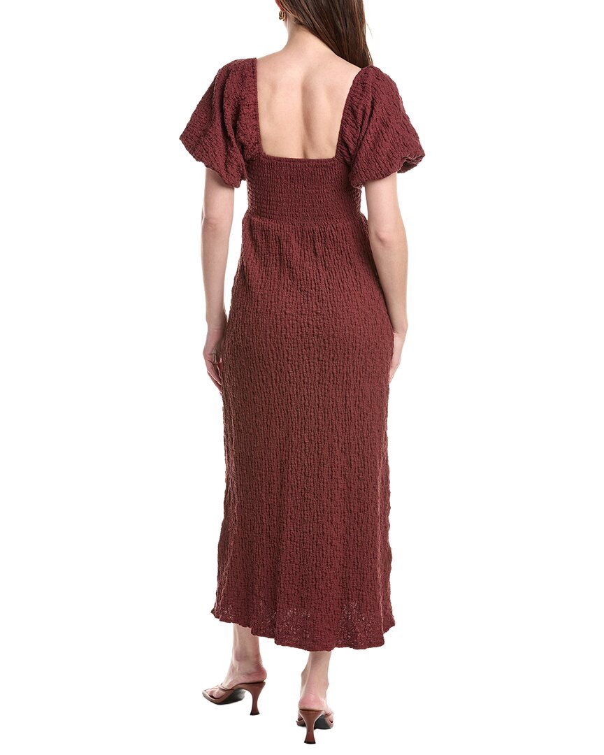 Saltwater Luxe Textured Midi Dress