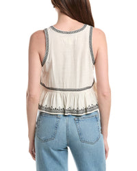 Saltwater Luxe Saltwater Luxe Linen-Blend Tank Top