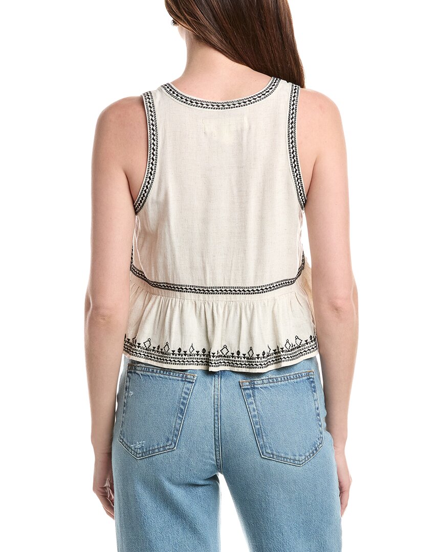 Saltwater Luxe Saltwater Luxe Linen-Blend Tank Top