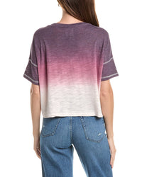 Chaser Chaser Slub Jersey Cropped V-Neck Pocket T-Shirt