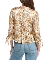 Saltwater Luxe Saltwater Luxe Printed Blouse