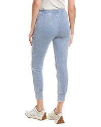 Chaser Chaser Lace-Up Cuffed Linen-Blend Jogger