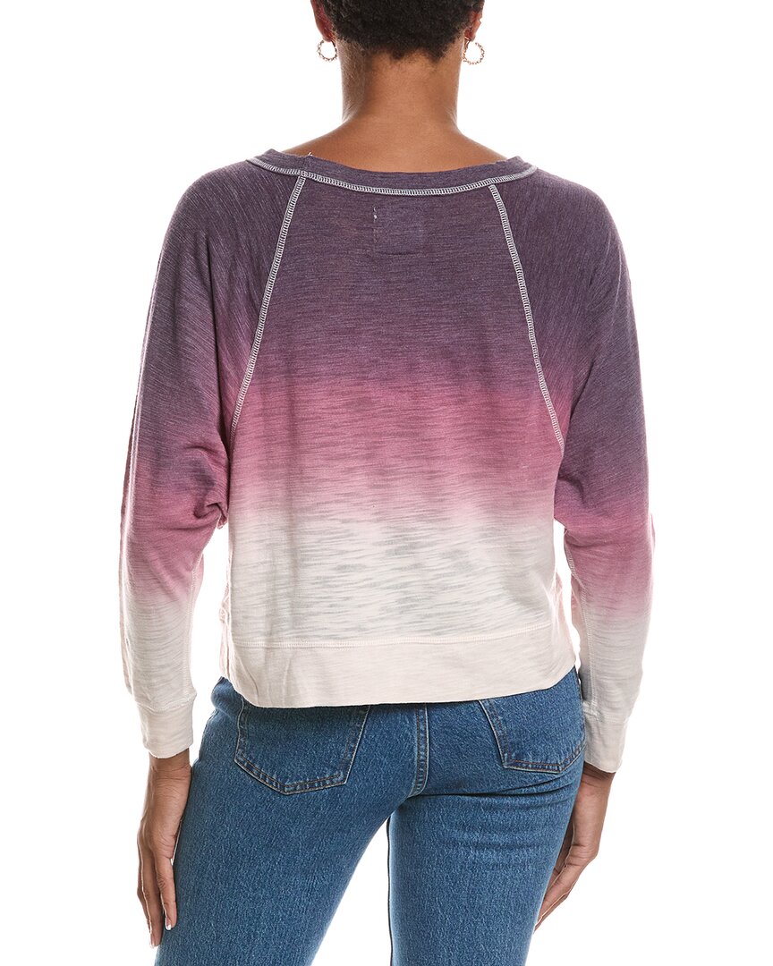 Chaser Slub Jersey Cropped Boxy Raglan Top
