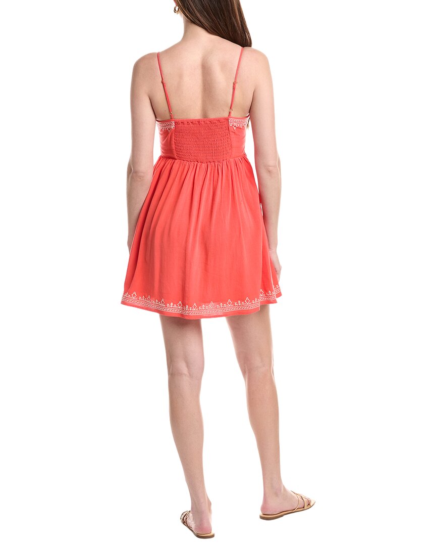 Saltwater Luxe Tank Linen-Blend Mini Dress