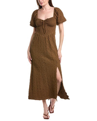 Saltwater Luxe Textured Midi Dress