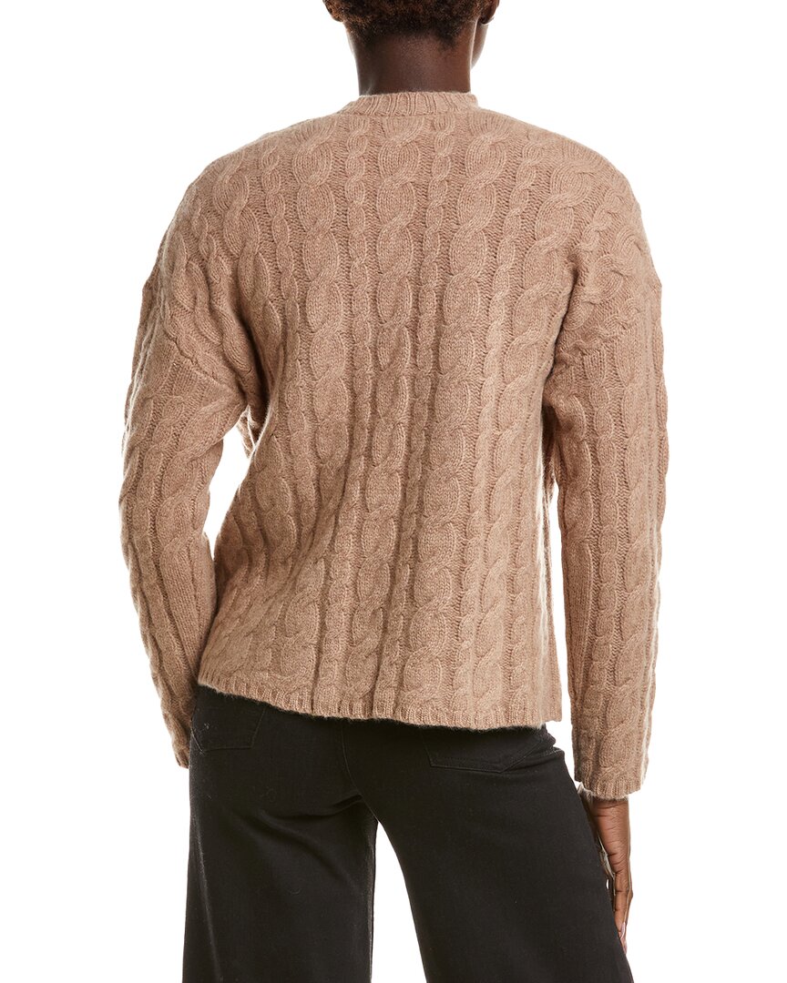 NAADAM Naadam Ultra Luxe Wool & Cashmere-Blend Open Cable Cardigan