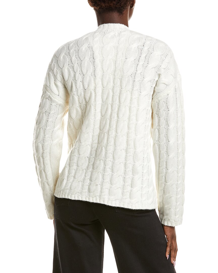 NAADAM Naadam Ultra Luxe Wool & Cashmere-Blend Open Cable Cardigan