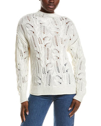 NAADAM Naadam Premium Wool & Cashmere-Blend Pointelle Turtleneck