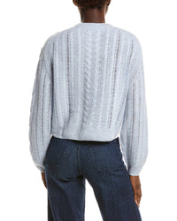 NAADAM Naadam Airy Cable Crewneck Cashmere Sweater