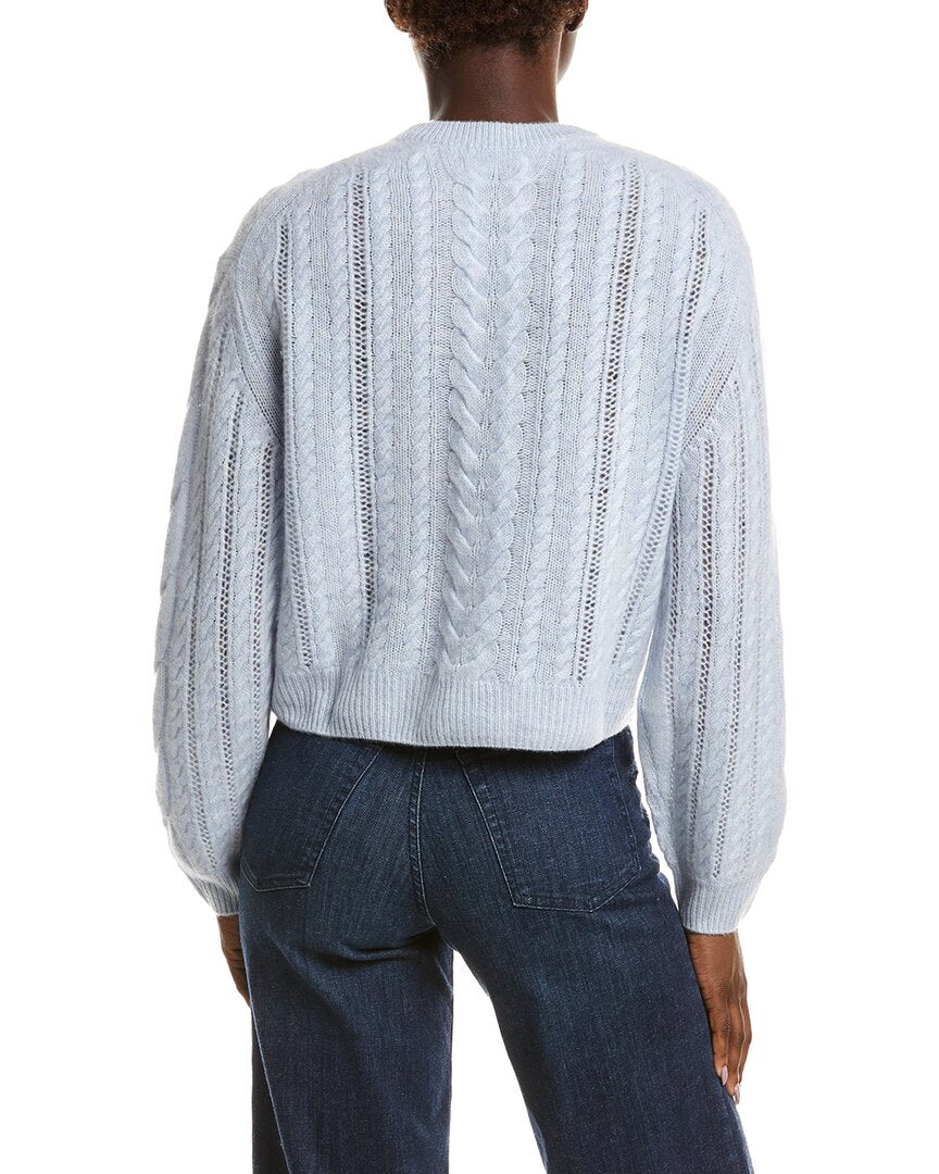 NAADAM Naadam Airy Cable Crewneck Cashmere Sweater