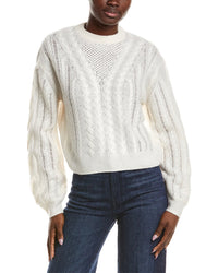 NAADAM Naadam Airy Cable Crewneck Cashmere Sweater