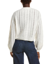 NAADAM Naadam Airy Cable Crewneck Cashmere Sweater