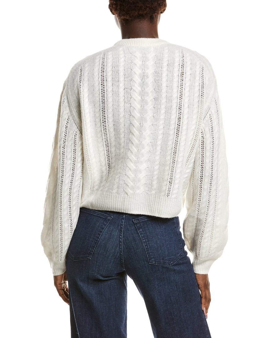 NAADAM Naadam Airy Cable Crewneck Cashmere Sweater
