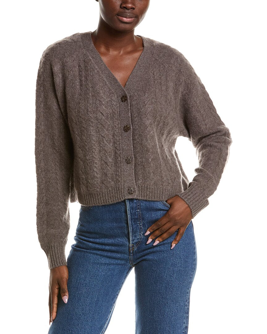 NAADAM Naadam Cashmere Airy Cable Cardigan