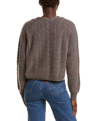 NAADAM Naadam Cashmere Airy Cable Cardigan