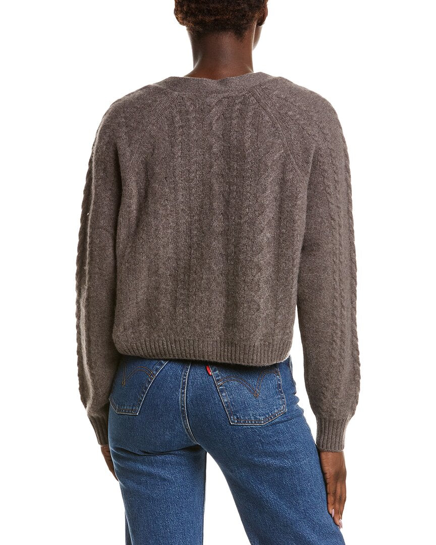 NAADAM Naadam Cashmere Airy Cable Cardigan