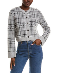 NAADAM Naadam Luxe Wool & Cashmere Jacquard Cardigan