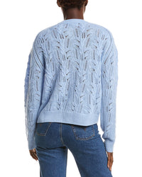 NAADAM Naadam Premium Wool & Cashmere-Blend Pointelle Cardigan