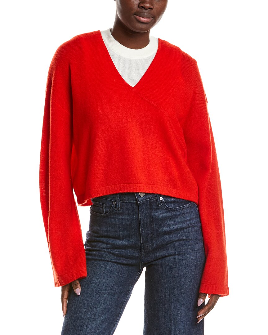 NAADAM Naadam Coastal Wool & Cashmere-Blend Layered Sweater