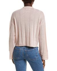 NAADAM Naadam Coastal Cashmere Ribbed Polo Sweater