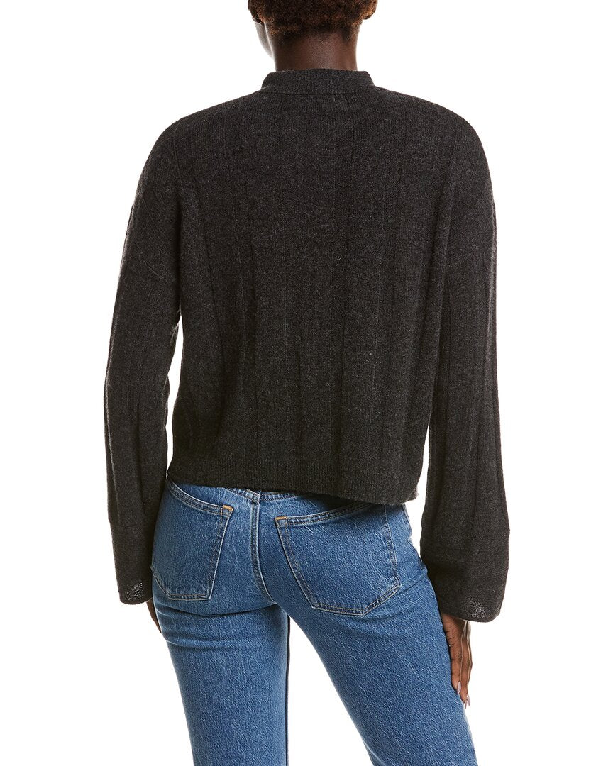 NAADAM Naadam Coastal Cashmere Ribbed Polo Sweater