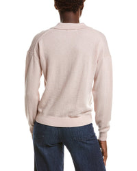 NAADAM Naadam Cashmere V-Neck Polo Sweater